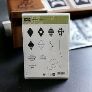 Stampin' Up Send Me Soaring Kites‎ Rubber Stamp Set